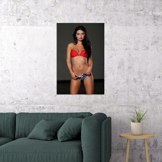 2015 Adults Magazine Brittney Shumaker Model Poster Wall Art Print Home Wall Decor