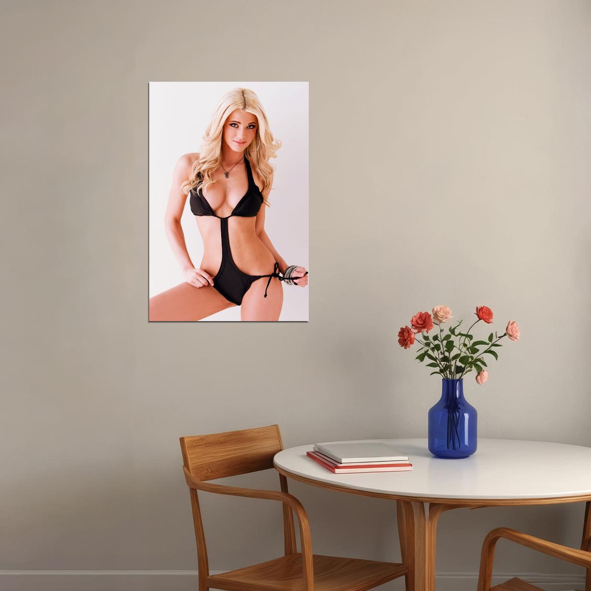 Olivia Paige Sexy Model Magazine Playmate Poster Wall Art Print Home Wall Decor