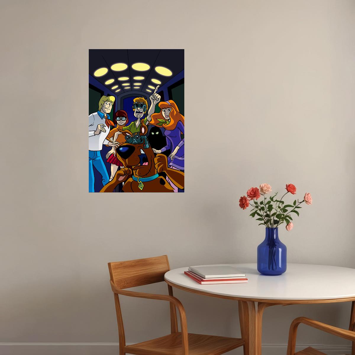 Scooby Doo Mystery Incorporate Shaggy Fred Cartoon Poster Wall Art Print Home Wall Decor