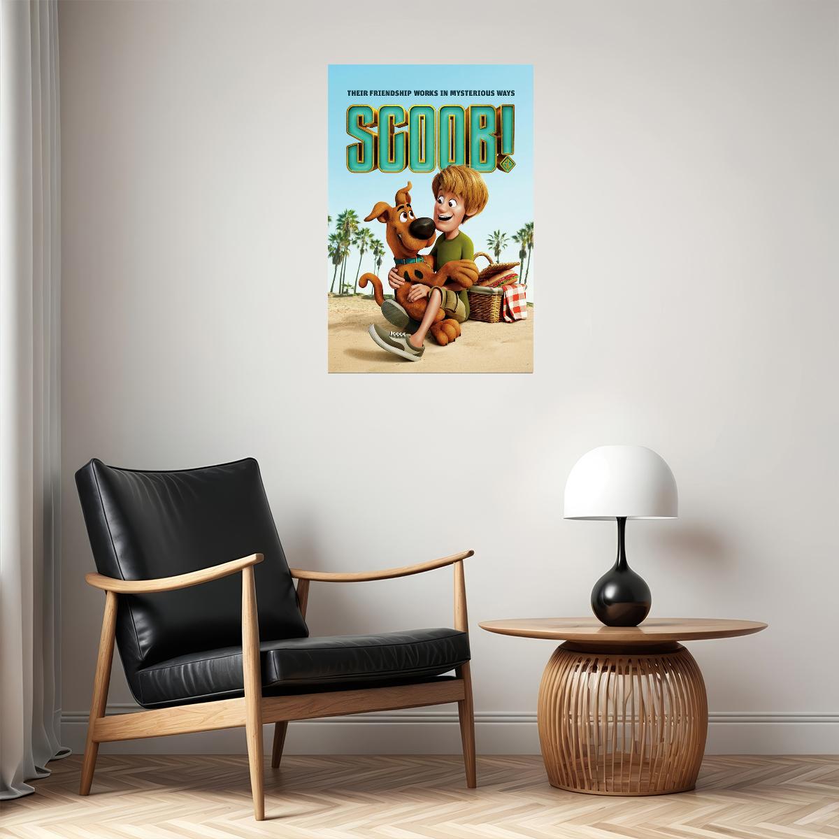 Scooby-doo Epic Tail Begins Mystery Cartoon Movie Poster Wall Art Print Home Wall Decor