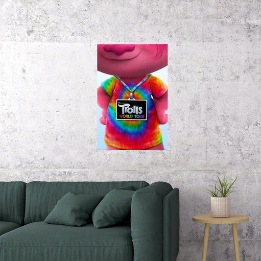 Trolls World Tour 2020 Animation Pop Rock Music Movie Poster Wall Art Print Home Wall Decor