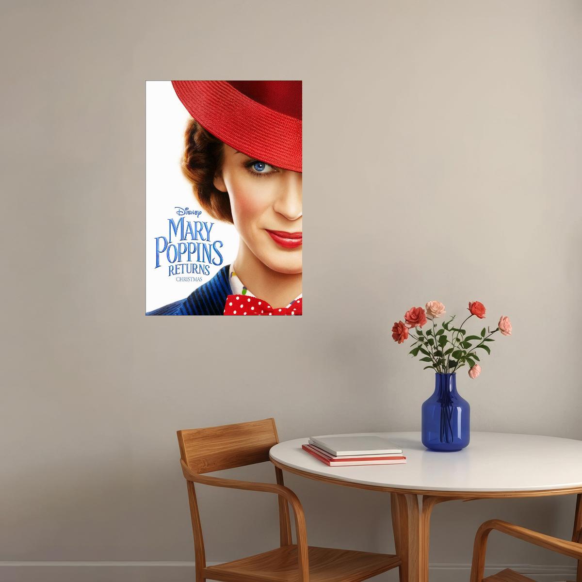 Mary Poppins Musical Movie Andrews Dyke Johns Poster Wall Art Print Home Wall Decor