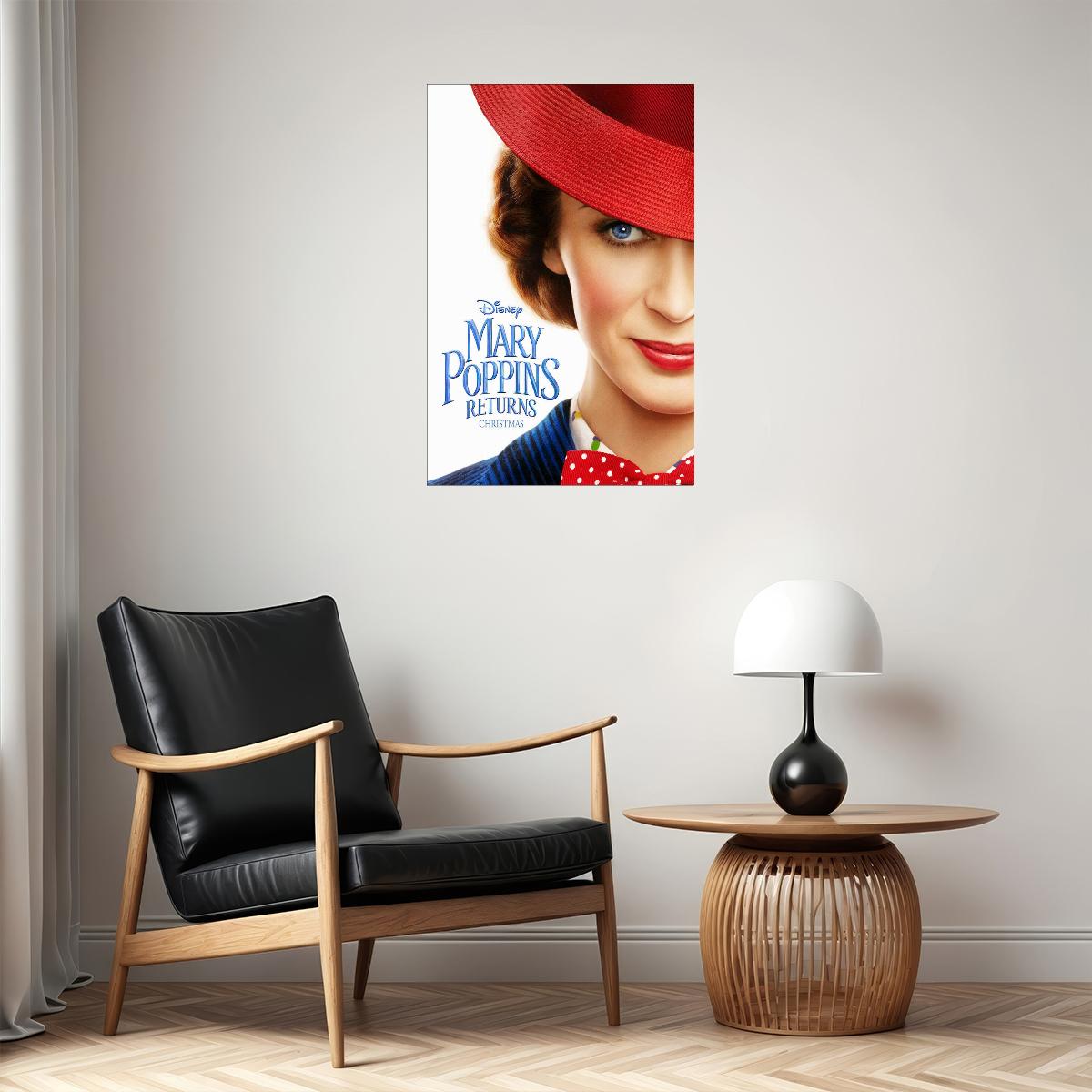 Mary Poppins Musical Movie Andrews Dyke Johns Poster Wall Art Print Home Wall Decor
