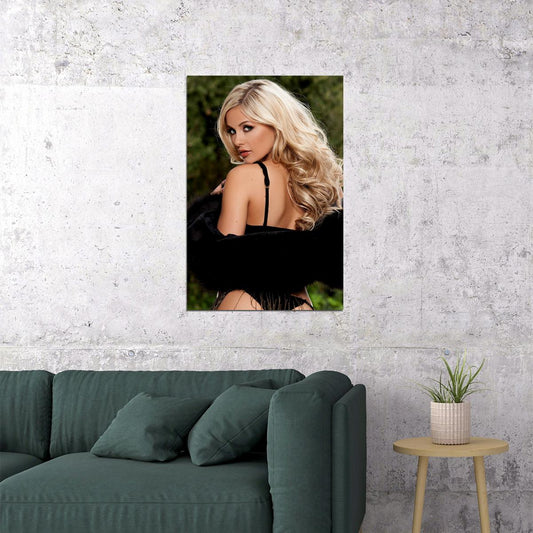 Audrey Aleen Allen Sexy Magazine Model Hot Bodysuit Poster Wall Art Print Home Wall Decor