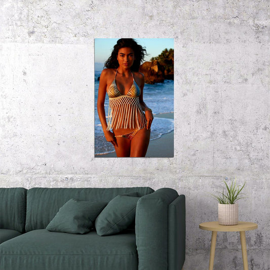 Sports Magazine Swimsuit Sexy Kelly Gale Model Poster Wall Art Print Home Wall Decor