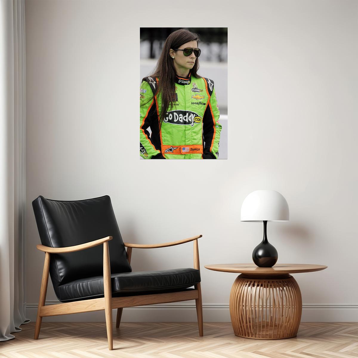 Racing Cars Driver Danica Patrick Sports Poster Wall Art Print Home Wall Decor