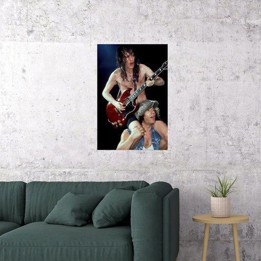 Acdc Australian Music Rock Band Poster Wall Art Print Home Wall Decor