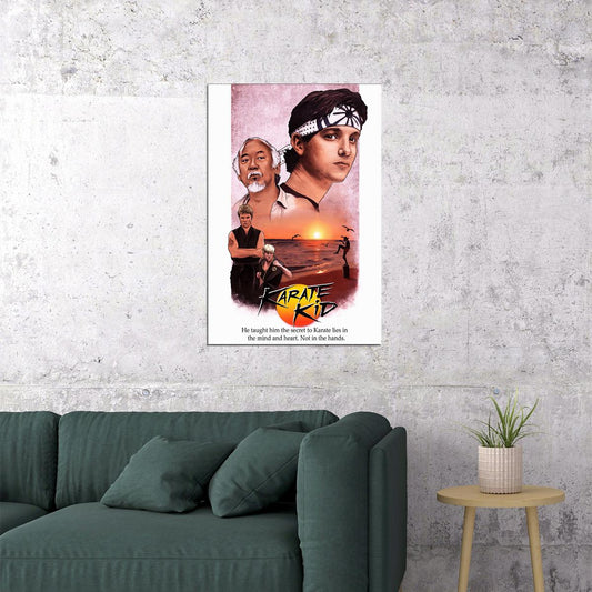 The Karate Kid 1984 Movie Fighting Sports Poster Wall Art Print Home Wall Decor