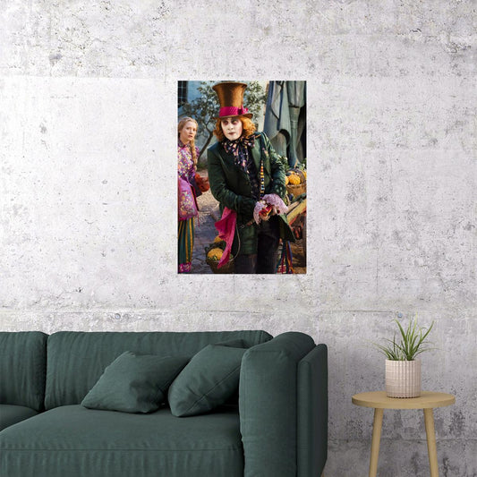 Alice In Wonderland Movie Vintage Cartoon 1951 Poster Wall Art Print Home Wall Decor