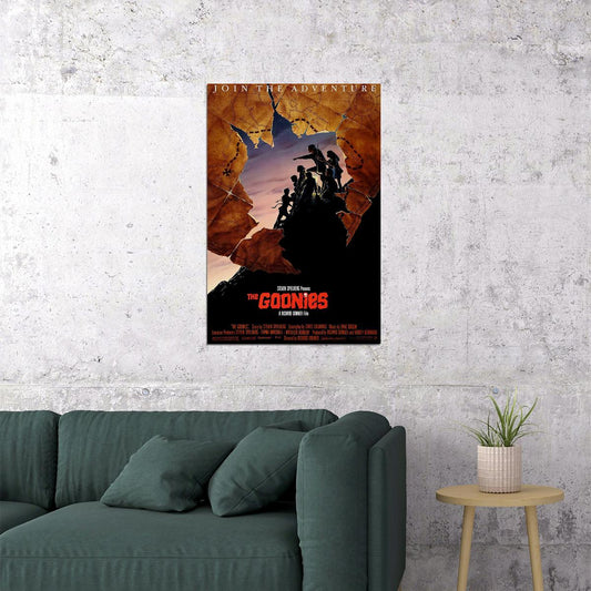 The Goonies Movie Adventure Steven Spielberg Poster Wall Art Print Home Wall Decor