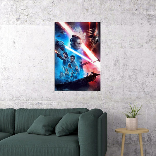 Star Wars The Rise Of Skywalker 2019 Movie Poster Wall Art Print Home Wall Decor
