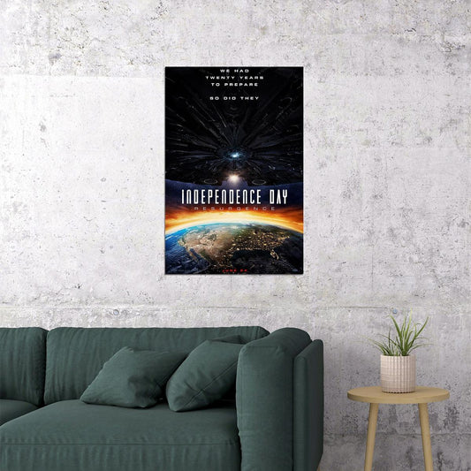 Independence Day Movie Will Smith Poster Wall Art Print Home Wall Decor