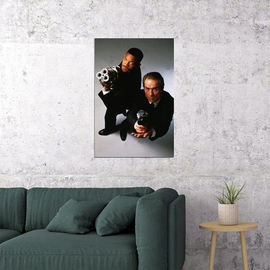 Mib Men In Black Movie Will Smith Classic 1997 Poster Wall Art Print Home Wall Decor