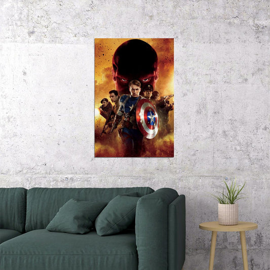 Captain America The First Avenger Movie Poster Wall Art Print Home Wall Decor
