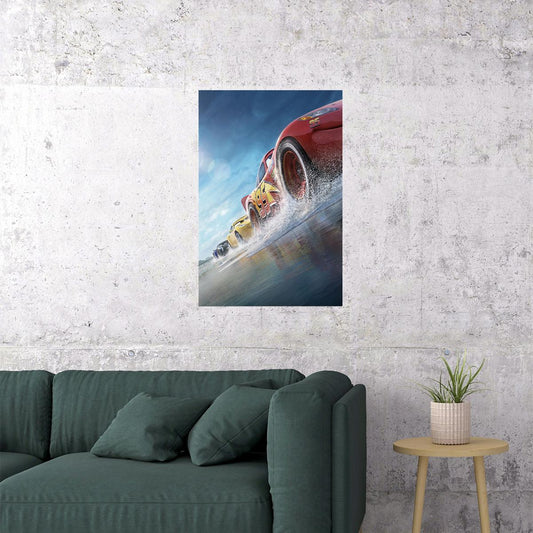 Cars 3 Fantasy Action Poster Wall Art Print Home Wall Decor