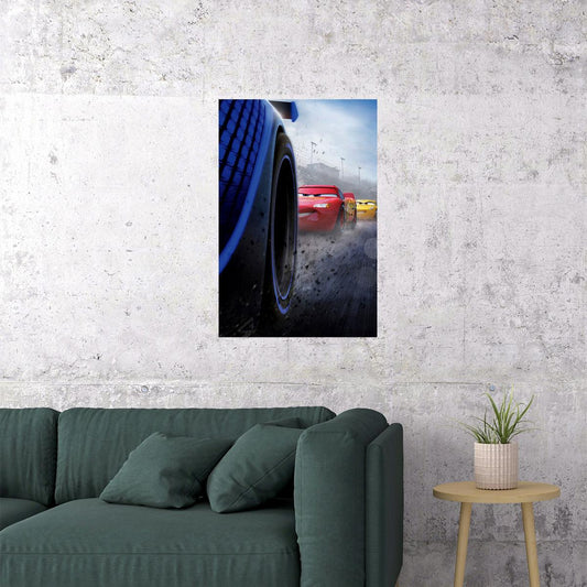 Cars 3 Fantasy Action Movie Poster Wall Art Print Home Wall Decor