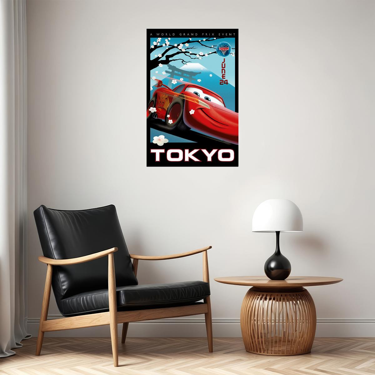 Cars 2 Fantasy Action Movie Poster Wall Art Print Home Wall Decor