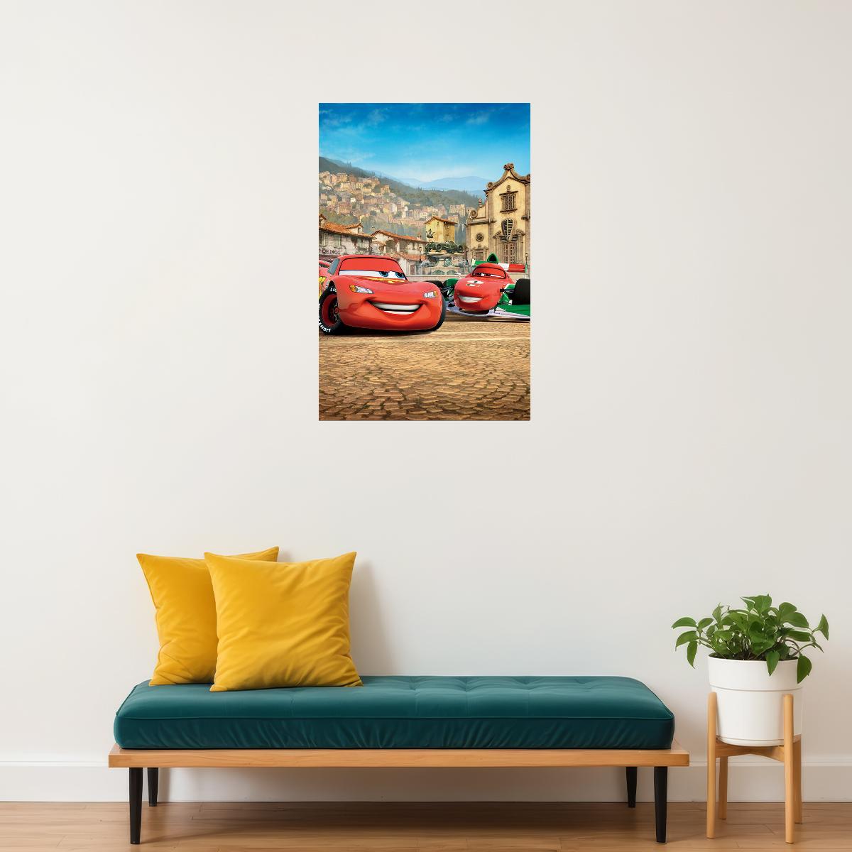 Cars 2 Fantasy Animation Poster Wall Art Print Home Wall Decor