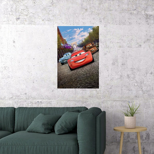 Cars 2 Fantasy Movie Poster Wall Art Print Home Wall Decor