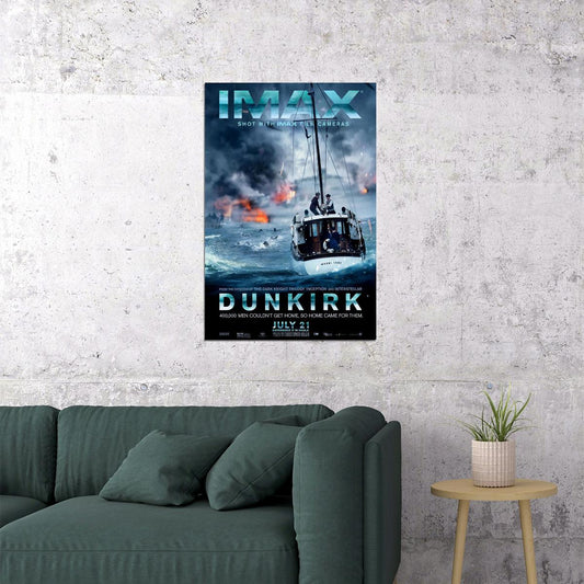 Dunkirk Adventure War Movie Poster Wall Art Print Home Wall Decor