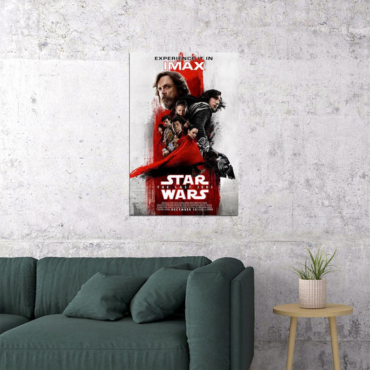 Star Wars The Last Jedi Fantasy Movie Poster Wall Art Print Home Wall Decor