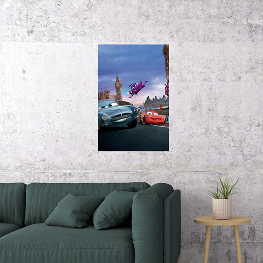 Cars 2 Car Fantasy Poster Wall Art Print Home Wall Decor
