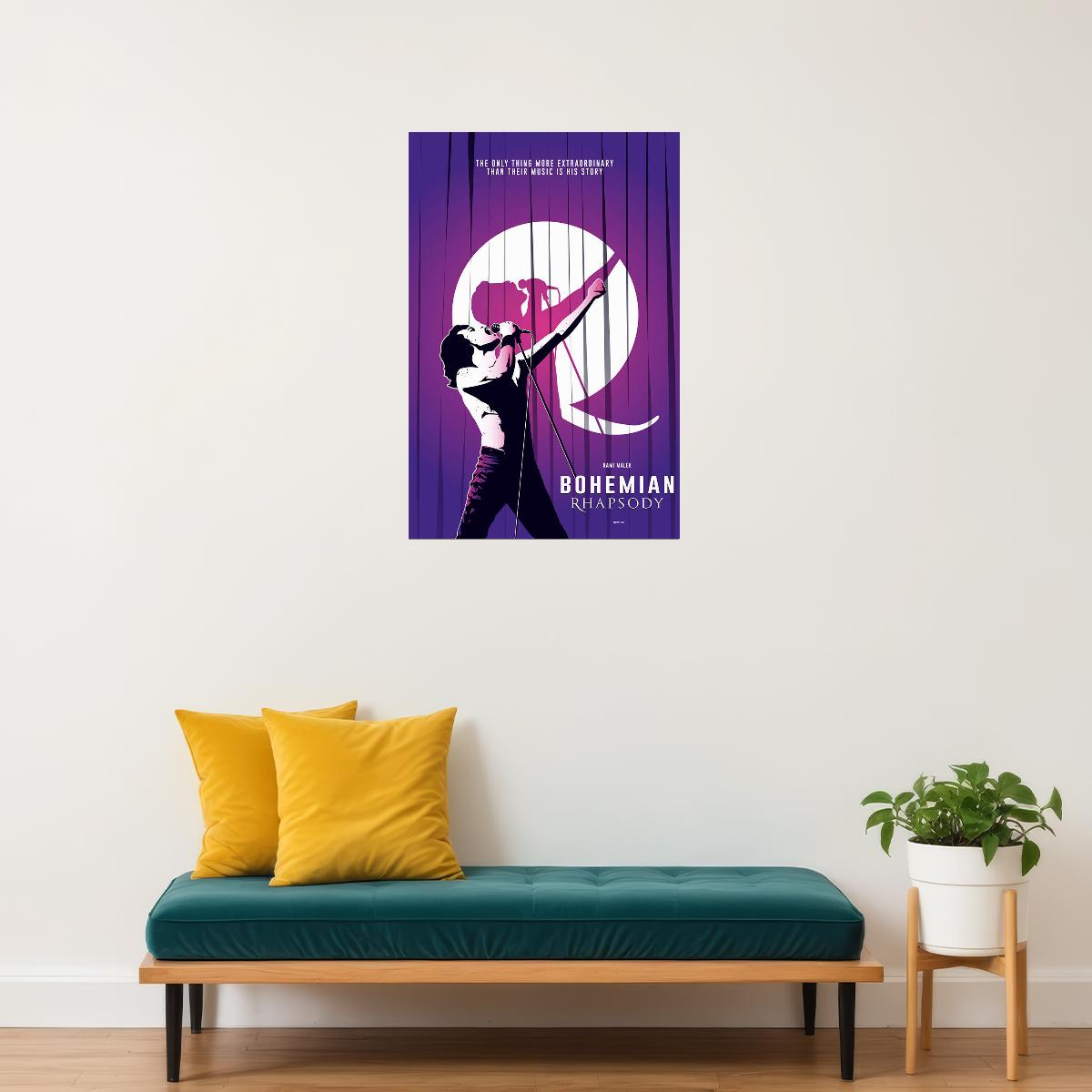 Bohemian Rhapsody Music Poster Wall Art Print Home Wall Decor