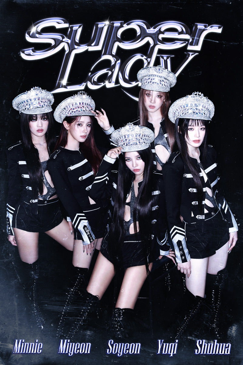 (G)I-DLE Shuhua Miyeon Soyeon Yuqi Minnie 2024 Comeback K-pop Art Music Poster