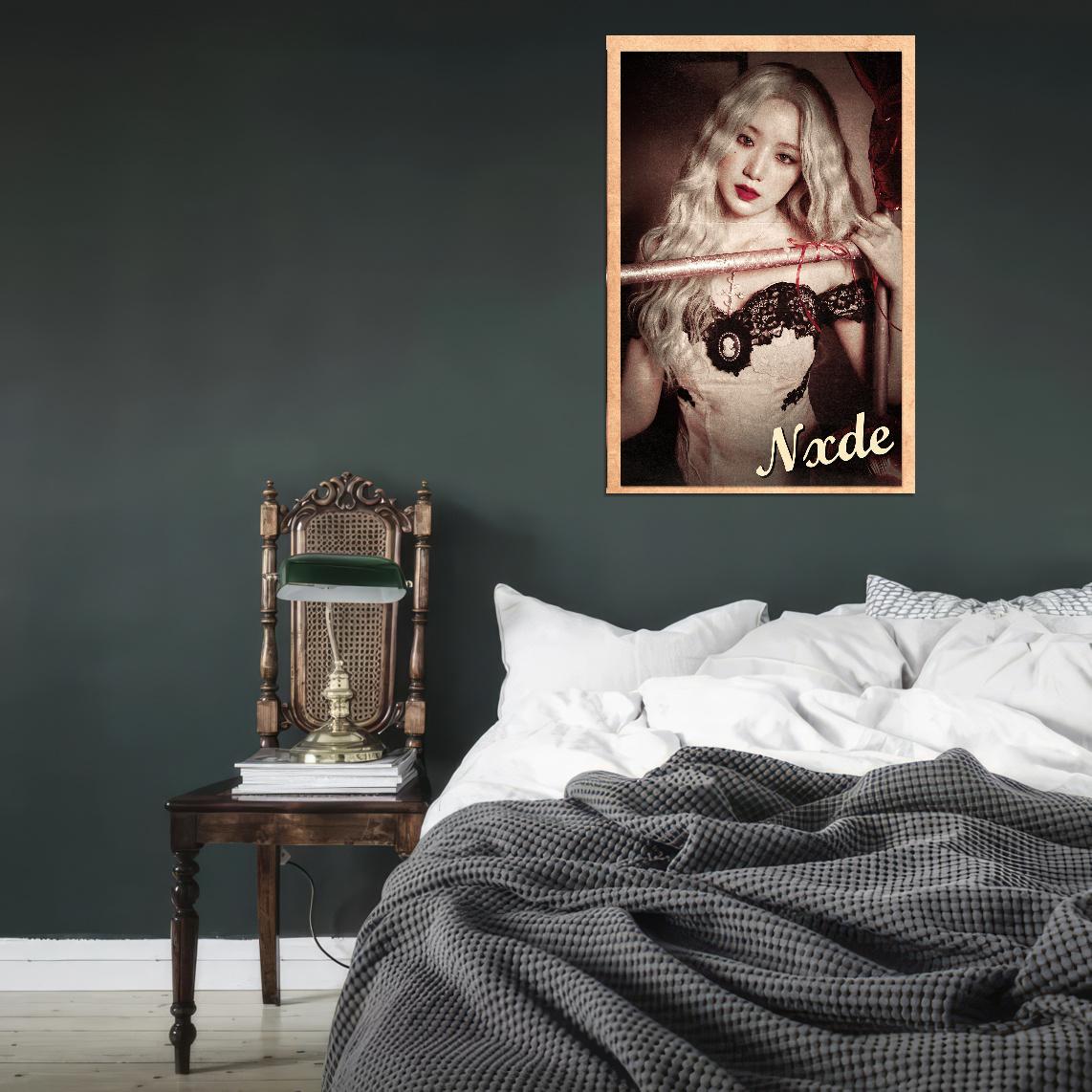 (G)I-DLE Shuhua I love 2022 Album Nxde K-pop Art Music Poster