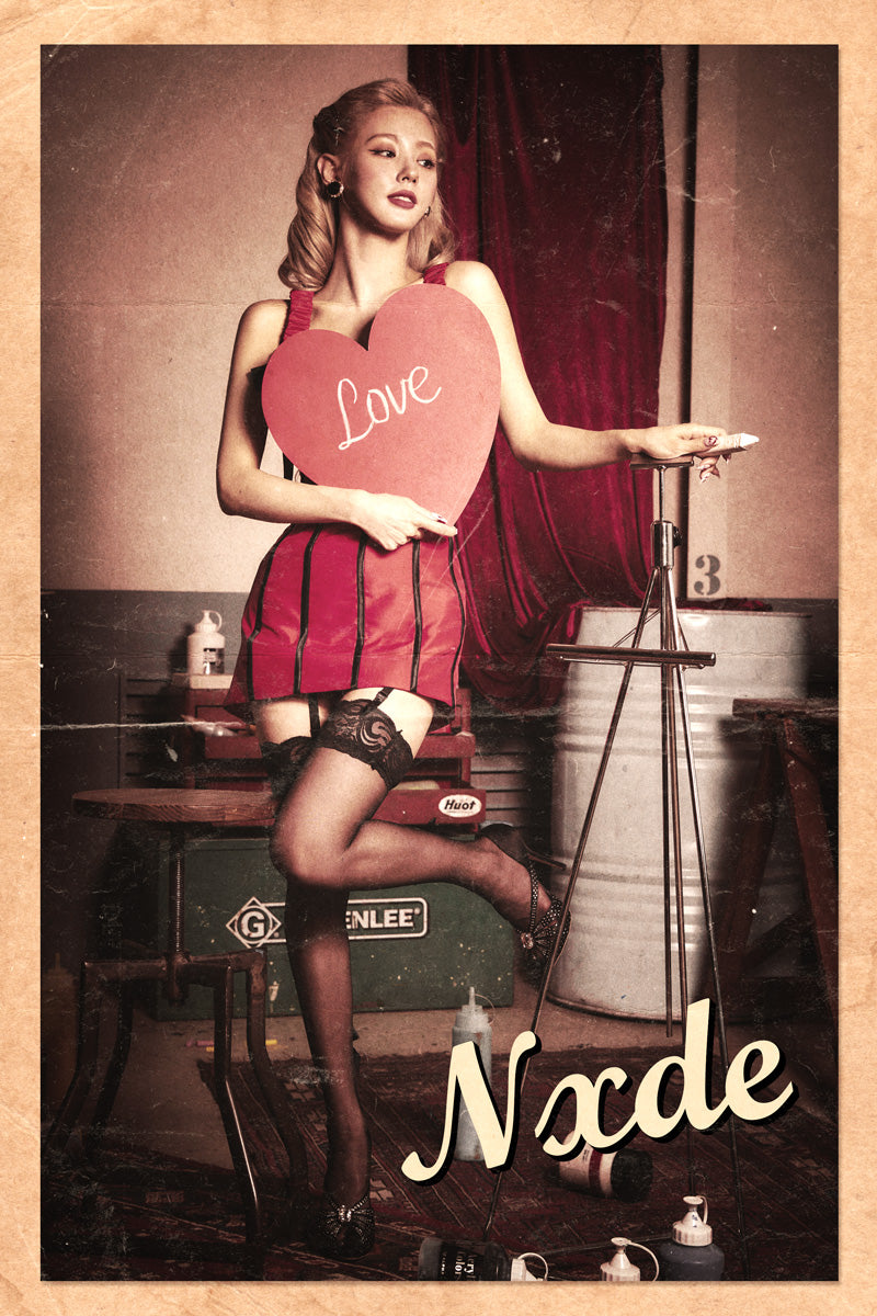 (G)I-DLE Miyeon I love 2022 Album Nxde K-pop Art Music Poster