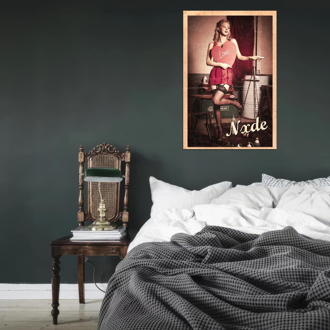 (G)I-DLE Miyeon I love 2022 Album Nxde K-pop Art Music Poster
