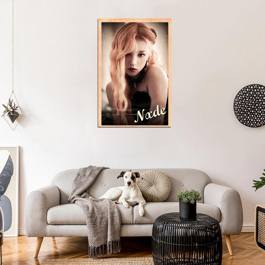 (G)I-DLE Yuqi I love 2022 Album Nxde K-pop Art Music Poster - xonomax