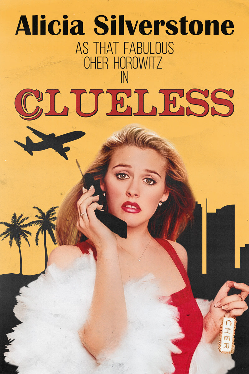 Alicia Silverstone Clueless 1995 Comedy Art Movie Poster