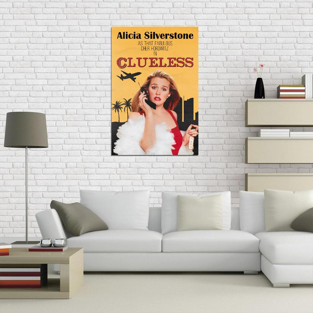 Alicia Silverstone Clueless 1995 Comedy Art Movie Poster