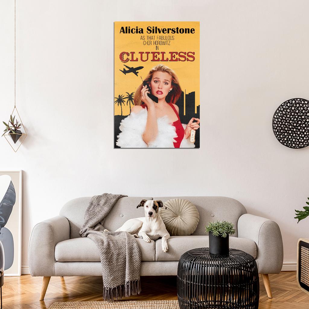 Alicia Silverstone Clueless 1995 Comedy Art Movie Poster