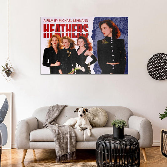 Heathers 1988 Comedy Art Movie Poster - xonomax
