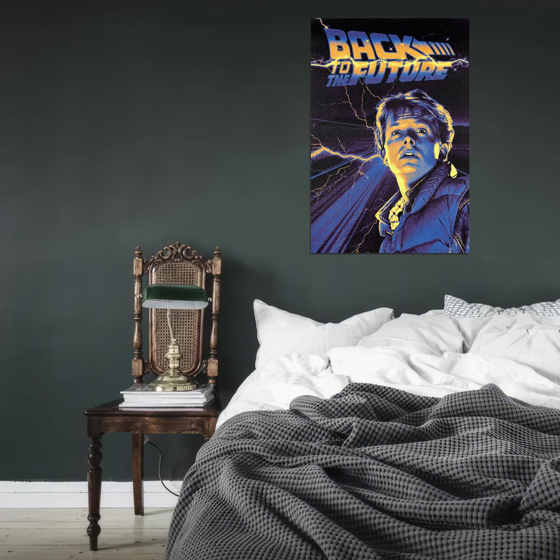 Back to the future 1985 Adventure Comedy Sci-Fi Art Movie Poster
