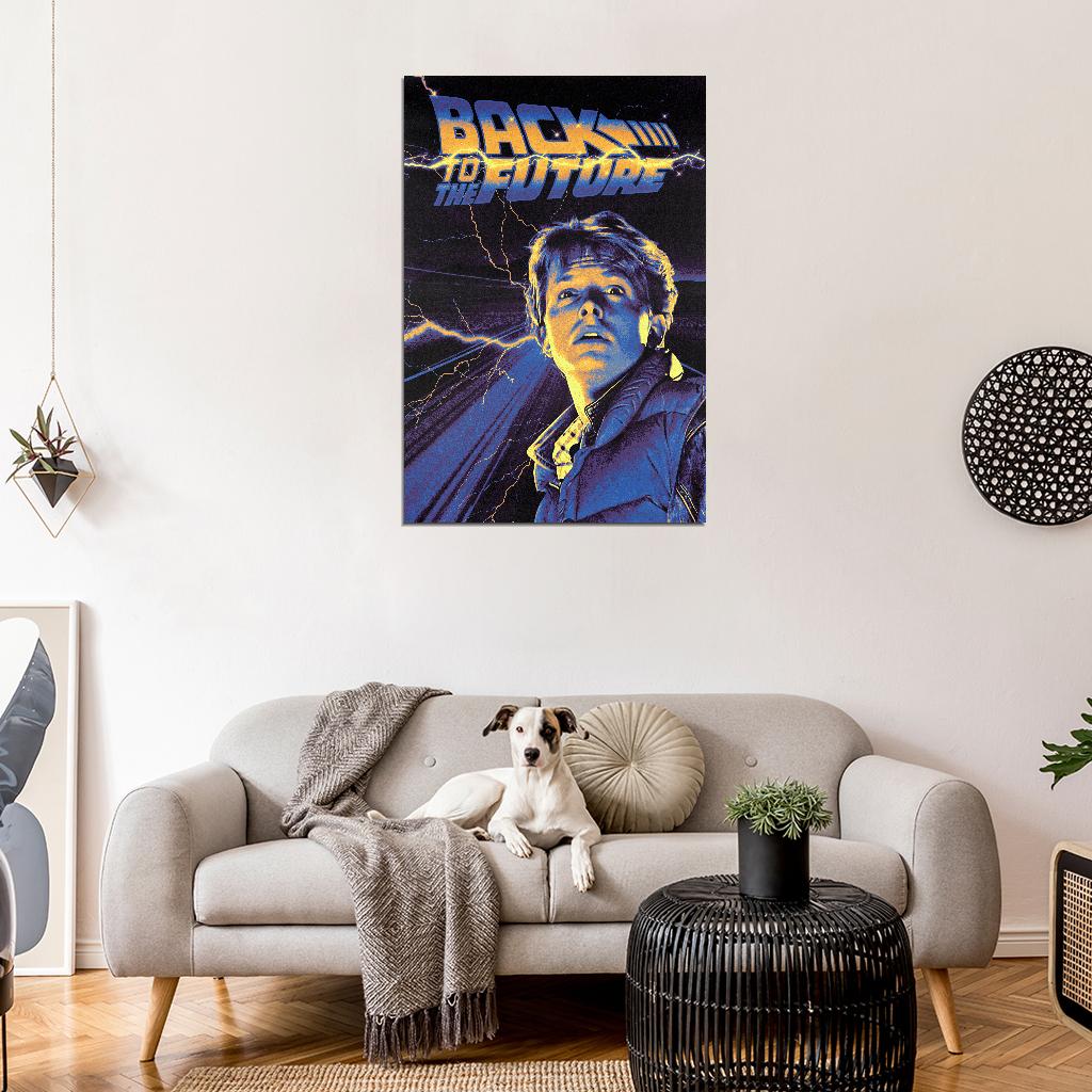 Back to the future 1985 Adventure Comedy Sci-Fi Art Movie Poster