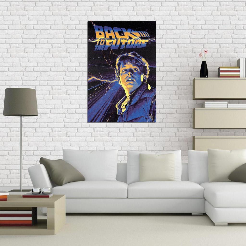 Back to the future 1985 Adventure Comedy Sci-Fi Art Movie Poster