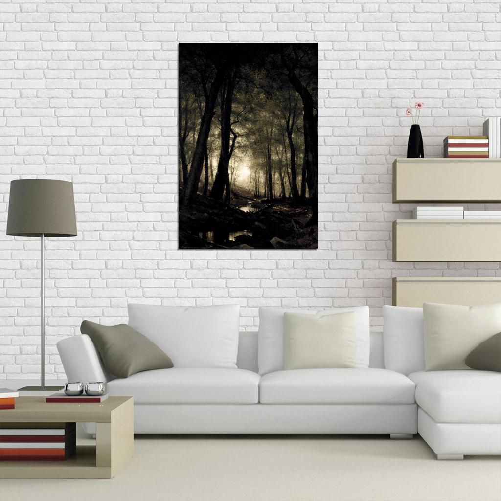 Forest Vintage Dark Academia Aesthetic Style Poster
