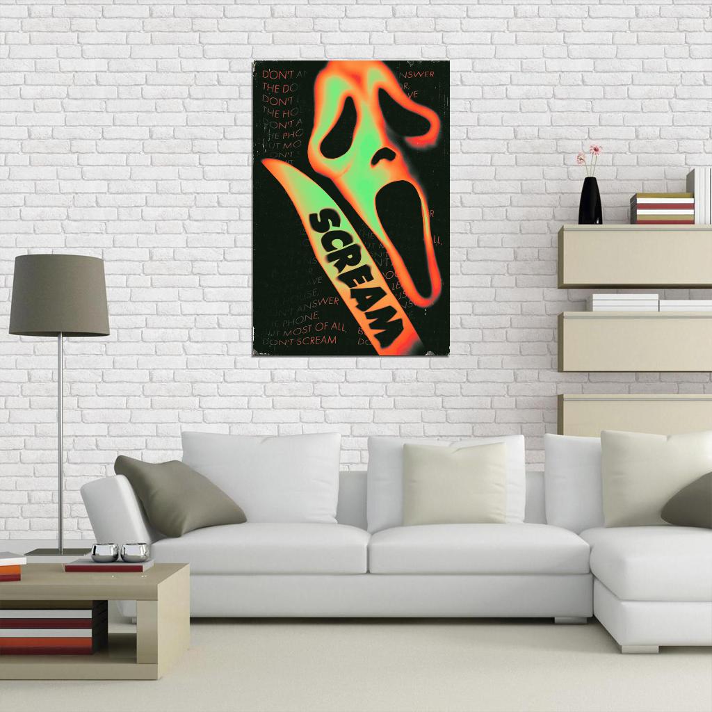 Scream Horror 1996 Art Movie Poster