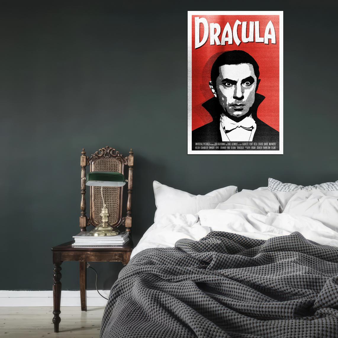 Dracula 1931 Horror Movie Vintage Art Movie Poster - xonomax