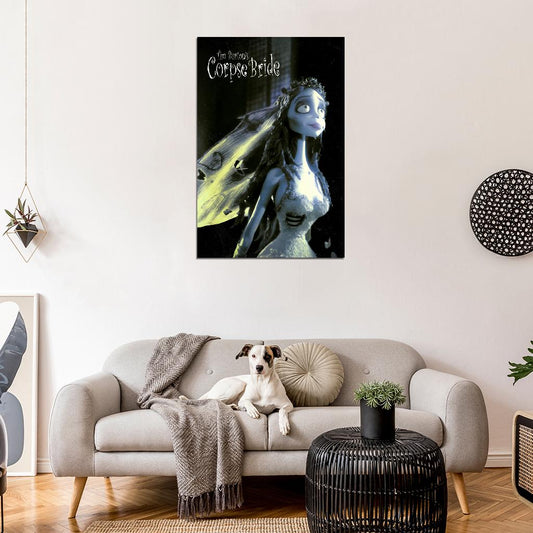 Corpse Bride Tim Burton 2005 Horror Vintage Art Movie Poster - xonomax