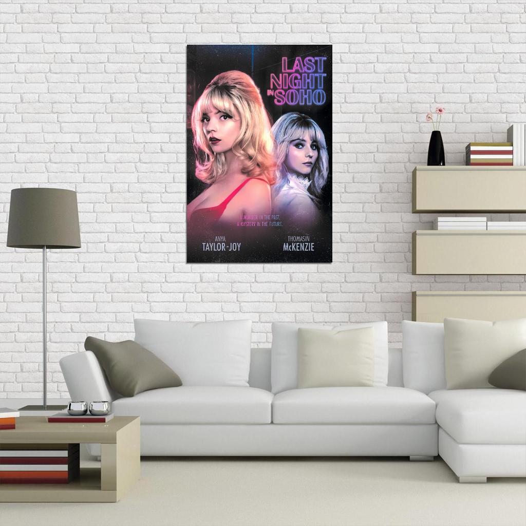 Last Night in Soho 2021 Horror Art Movie Poster