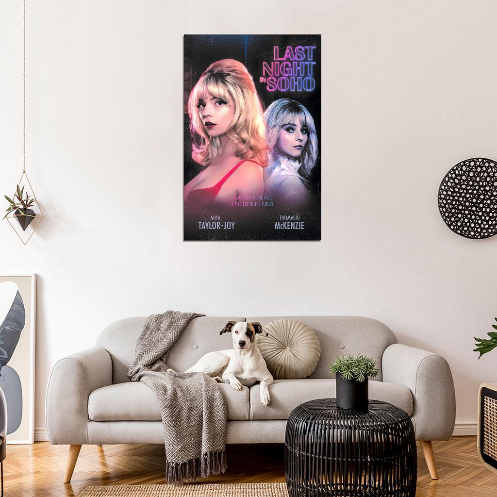Last Night in Soho 2021 Horror Art Movie Poster