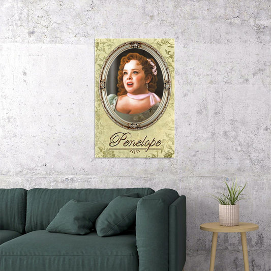 Bridgerton Season TV Series Poster Penelope Featherington Oil Painting - xonomax