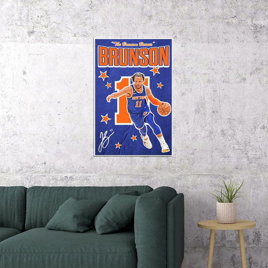 Jalen Bunson Brunson Burner Basketball Poster Motivational Print - xonomax