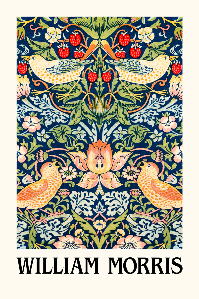 Poster William Morris Nature Abstraction Wall Art Vintage Boho