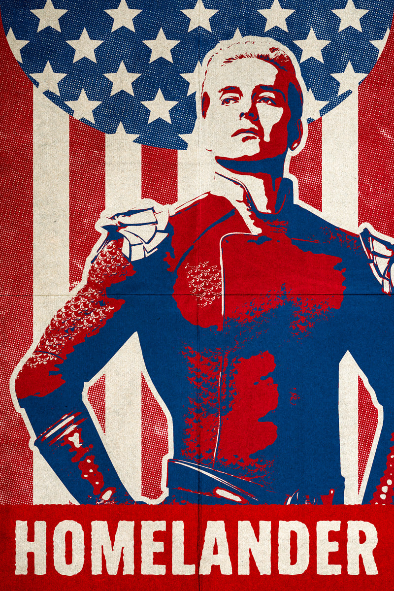 The Boys Homelander TV Series Poster Retro Vintage Wall Art Print - xonomax