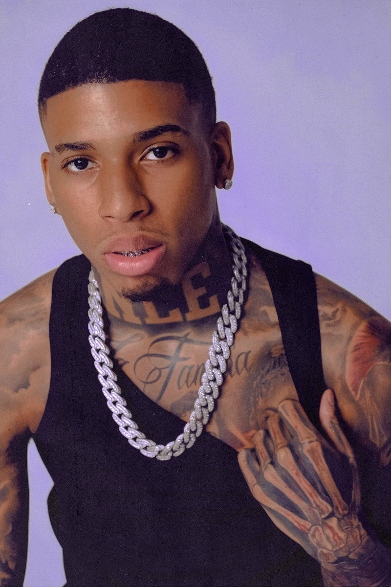 NLE Choppa Rapper Music Poster Iconic Urban Aesthetic Hip-Hop Wall Art Street Style Decor for Rap Culture Fans Room Gift Perfect for Music Lovers - xonomax